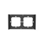 Sonoff Frame for switch M5 80 double 2-fold M5-2C-80-F (graphite/black)