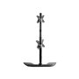 StarTech.com Vertical Dual Monitor Stand for up to 27" Monitors - Aluminum - stand