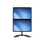 StarTech.com Vertical Dual Monitor Stand for up to 27" Monitors - Aluminum - stand