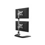 StarTech.com Vertical Dual Monitor Stand for up to 27" Monitors - Aluminum - stand