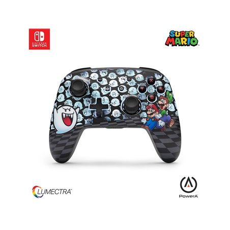 PowerA Verbesserter kabelloser Controller für Nintendo Switch mit Lumectra - Mario Guckguck - Wireless Controller - Nintendo Swi
