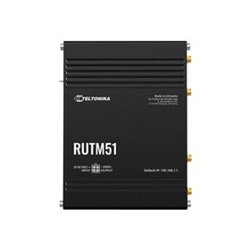 Teltonika RUTM51 - wireless router - WWAN - Wi-Fi 5 - 3G 4G 5G - desktop - Wireless router 802.11a/b/g/n/Wi-Fi 5 Wave 2