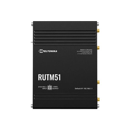 Teltonika RUTM51 - wireless router - WWAN - Wi-Fi 5 - 3G 4G 5G - desktop - Wireless router 802.11a/b/g/n/Wi-Fi 5 Wave 2