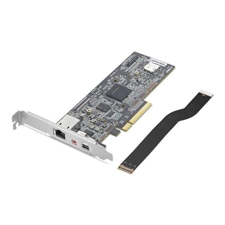 Lenovo - network adapter - PCIe - Gigabit Ethernet x 1 + DisplayPort x 1