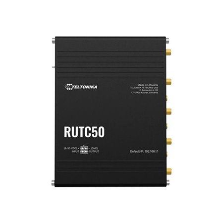 Teltonika RUTC50 - wireless router - WWAN - Wi-Fi 6 - 4G 5G 3G - desktop - Wireless router Wi-Fi 6