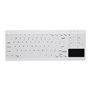 Cherry Active Key MedicalKey AK-C7412F - keyboard compact - with touchpad - QWERTY - Pan Nordic - white Input Device - Tastature