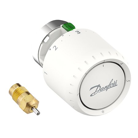 Danfoss Aveo RA/V service thermostat with built-in sensor and service gland