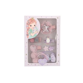 Princess Mimi - Hair Accessories - Powdery Pinks and Purples