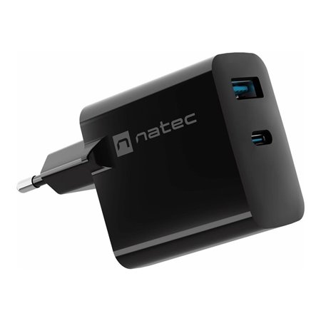 Natec Ribera power adapter - GaN - USB 24 pin USB-C - 45 Watt