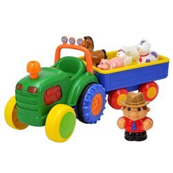 Kiddieland Farm Tractor With Trailer