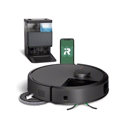 iRobot Roboter Staubsauger Roomba Combo 505 Combo Plus Saugroboter – Schwarz