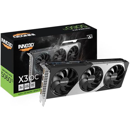 Inno3D GeForce RTX 5060 Ti X3 OC - 8GB GDDR7 RAM - Grafikkarte