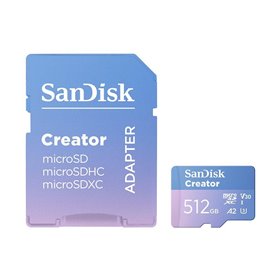 SanDisk Creator MicroSD/SD - 190MB/s - 512GB
