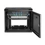 StarTech.com 2 Post 9U 19" Wall Mount Network Cabinet - Adjustable Depth 6-15"- Locking IT Switch Depth Enclosure - Vented Compu