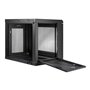 StarTech.com 2 Post 9U 19" Wall Mount Network Cabinet - Adjustable Depth 6-15"- Locking IT Switch Depth Enclosure - Vented Compu