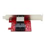 StarTech.com Mini-SAS Adapter - Dual SFF-8643 to SFF-8644 - 12Gbps - SAS internal to external panel