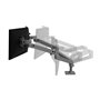 Ergotron LX Pro mounting kit - modular - for 2 LCD displays - side-by-side - dark grey