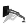Ergotron LX Pro mounting kit - modular - for 2 LCD displays - side-by-side - dark grey