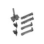 Ergotron LX Pro mounting kit - modular - for 2 LCD displays - dark grey