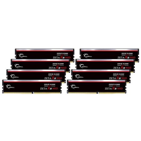 G.Skill Zeta R5 Neo DDR5-6000 - 384GB - CL32 - Octa Channel (8 pcs) - Intel XMP - Schwarz