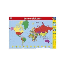 Deltas Educational poster - The World Map