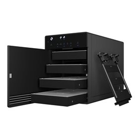 RaidSonic ICY BOX IB-3740-C31 4-Bay SATA JBOD Storage Array with USB 3.1 (Gen 2) Type-C
