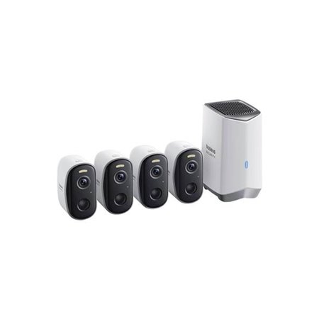 Baseus N1 2K Security Camera Set of 4 - White