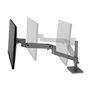 Ergotron LX Pro mounting kit - modular - for LCD display - with tall pole - dark grey