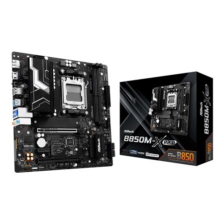 ASRock B850M-X R2.0 Mainboard - AMD B850 - AMD AM5 socket - DDR5 RAM - Micro-ATX