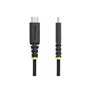 StarTech.com 2m USB-C Charging Cable 240W Silicone Jacket w/Braid - USB-C cable - 24 pin USB-C to 24 pin USB-C - 2 m