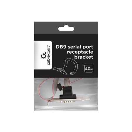 Gembird CC-DB9ML-01 - serial panel - DB-9 to 10 PIN IDC - 40 cm