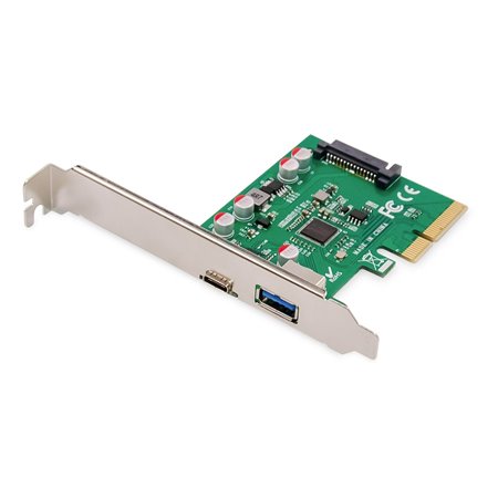 DIGITUS USB Type-C + USB Type-A PCIe Card