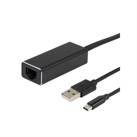 Deltaco Ethernet Adapter Casting Device - 1 m