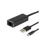 Deltaco Ethernet Adapter Casting Device - 1 m