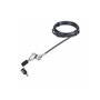 StarTech.com 3-in-1 Laptop Lock Compatible w/Noble Wedge/Nano/K-Slot - security cable lock - TAA Compliant