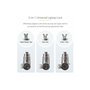 StarTech.com 3-in-1 Laptop Lock Compatible w/Noble Wedge/Nano/K-Slot - security cable lock - TAA Compliant