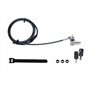StarTech.com 3-in-1 Laptop Lock Compatible w/Noble Wedge/Nano/K-Slot - security cable lock - TAA Compliant