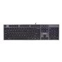 A4Tech KV-300H - Tastaturen - Englisch - US - Grau