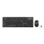A4Tech V-Track 7100N PADLESS Wireless Desktop - Tastatur & Maus Set - Englisch - Schwarz