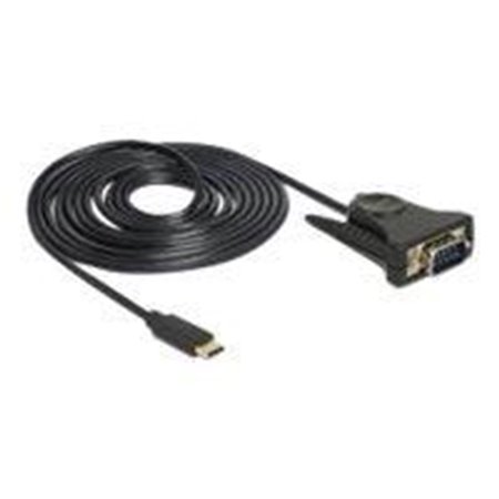 DeLOCK Serial Adapter - USB-C to DB-9 - 1.8 m