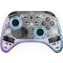 Freaks And Geeks Draadloze Wireless Controller - Transparant - Wireless Controller - Nintendo Switch