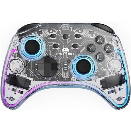 Freaks And Geeks Draadloze Wireless Controller - Transparant - Wireless Controller - Nintendo Switch