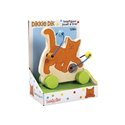 Bambolino Toys - Dikkie Dik Wooden Pull-along Figure with Motor Skills Spiral