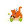 Bambolino Toys - Dikkie Dik Wooden Pull-along Figure with Motor Skills Spiral