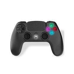 Freaks And Geeks Zwarte Draadloze Wireless Controller - LED - Wireless Controller - Sony PlayStation 4