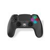 Freaks And Geeks Zwarte Draadloze Wireless Controller - LED - Wireless Controller - Sony PlayStation 4