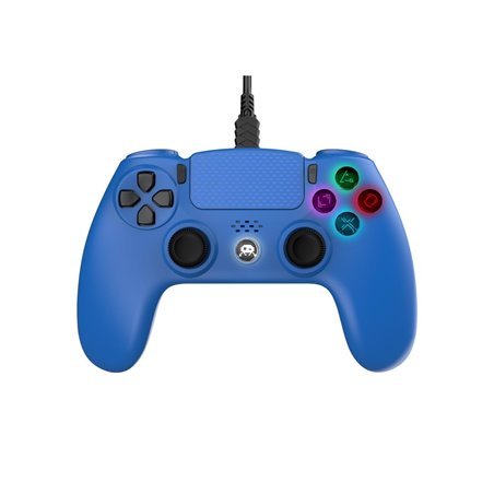 Freaks And Geeks Blue Wired Controller - 3 m - Wired Controller - Sony PlayStation 4