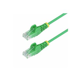 StarTech.com 1m Green Slim CAT6 Ethernet Cable Snagless 28AWG LSZH - patch cable - 1 m - green - Grün - 1 meter