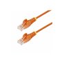 StarTech.com 1m Orange Slim CAT6 Ethernet Cable Snagless 28AWG LSZH - patch cable - 1 m - orange - Orange - 1 meter