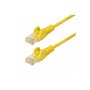 StarTech.com 1m Yellow Slim CAT6 Ethernet Cable Snagless 28AWG LSZH - patch cable - 1 m - yellow - Gelb - 1 meter